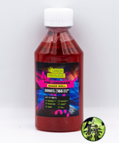 THC SYRUP PINK LEMONADE 2000MG